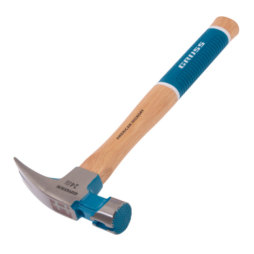 Молоток-гвоздодер, 680 г, угол 75, магнит, обрезиненная рукоятка AMERICAN HICKORY GROSS по ценам производителя в Екатеринбурге с доставкой по всей России