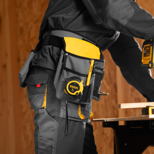 Рулетка 8м х 25мм, двухкомп. корпус, кнопка-пауза Denzel по ценам производителя в Екатеринбурге с доставкой по всей России