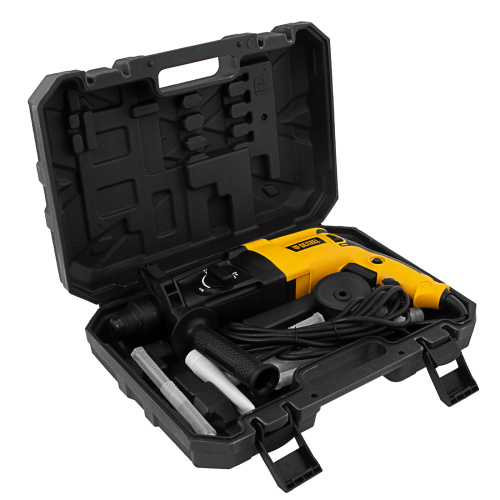 Перфоратор электрический RHH-800-26, SDS-plus, 800 Вт, 3 Дж, 3 плюс 1 реж. Denzel по ценам производителя в Екатеринбурге с доставкой по всей России