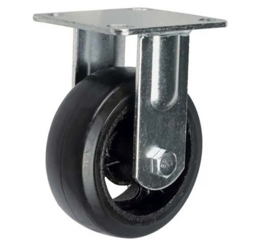 Колесо большегрузное неповоротное FCd 80 200 мм обрезиненное РФ купить в Москве с доставкой по всей России | ProtosMarket.ru