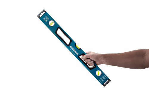 Уровень алюминиевый, 600 мм, усиленный с ударопрочными заглушками, рукоятки, 3 глазка Gross по ценам производителя в Екатеринбурге с доставкой по всей России