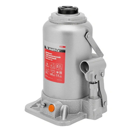 Домкрат гидравлический бутылочный, 20 т, h подъема 244-449 мм Matrix по ценам производителя в Екатеринбурге с доставкой по всей России