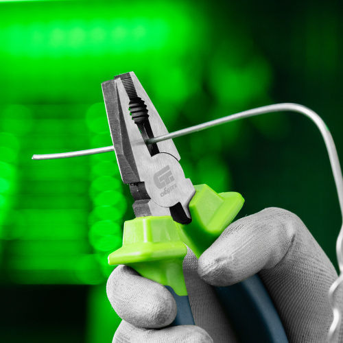 Плоскогубцы комбинированные, 200 мм, двухкомпонентные рукоятки Сибртех по ценам производителя в Екатеринбурге с доставкой по всей России