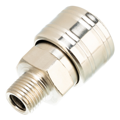 Муфта универсальная быстросъемная ("мама") 1/4, внешняя резьба, 2 шт, Stels по ценам производителя в Екатеринбурге с доставкой по всей России