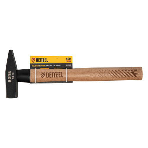 Молоток слесарный, 400 г, кованый квадратный боек, буковая рукоятка Denzel по ценам производителя в Екатеринбурге с доставкой по всей России