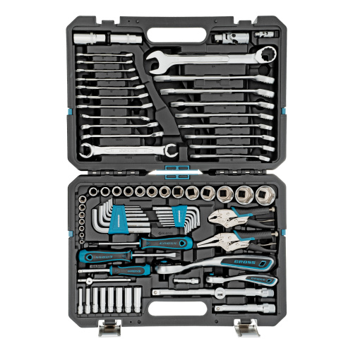 Набор инструментов, 1/4", 1/2", CrV, 120 зубьев, 78 предметов Gross по ценам производителя в Екатеринбурге с доставкой по всей России