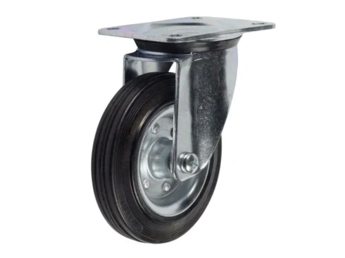 Колесо поворотное усиленное резина SRC 42 100 мм по ценам производителя в Екатеринбурге с доставкой по всей России