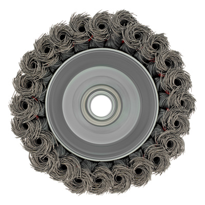 Щетка для УШМ, 100 мм, М14, "чашка", крученая проволока 0.35 мм Matrix по ценам производителя в Екатеринбурге с доставкой по всей России