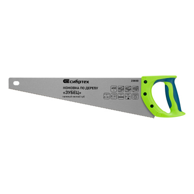 Ножовка по дереву"Зубец" для точных пильных работ, 450 мм, каленый зуб 2D, 14 TPI, двухкомпонентная рукоятка Сибртех по ценам производителя в Екатеринбурге с доставкой по всей России