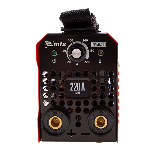 Инверторный аппарат дуговой сварки MMA-220S, 220 А, ПВ60%, диаметр электрода 1,6-5 мм MTX по ценам производителя в Екатеринбурге с доставкой по всей России