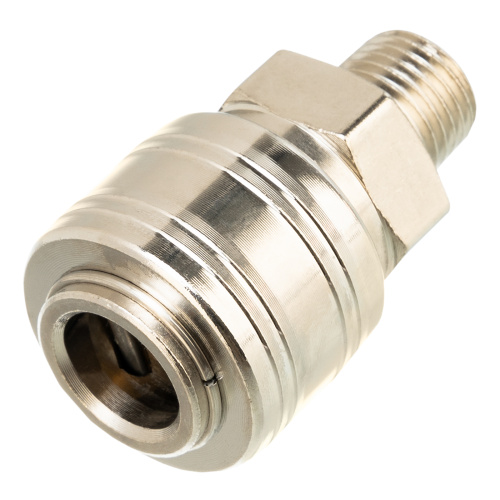 Муфта универсальная быстросъемная ("мама") 1/4, внешняя резьба, 2 шт, Stels по ценам производителя в Екатеринбурге с доставкой по всей России