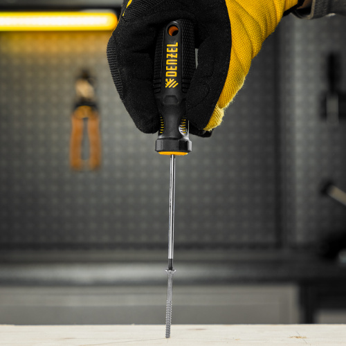 Отвертка PZ0x75 мм, CrV, трехкомпонентная рукоятка Denzel по ценам производителя в Екатеринбурге с доставкой по всей России