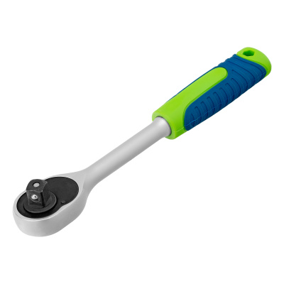 Ключ-трещотка 1/2", 45 зубьев, с быстрым сбросом, матовый хром Сибртех по ценам производителя в Екатеринбурге с доставкой по всей России