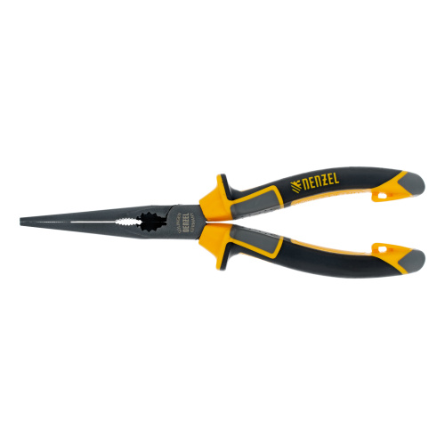 Длинногубцы прямые 205 мм, трехкомпонентные рукоятки Denzel по ценам производителя в Екатеринбурге с доставкой по всей России