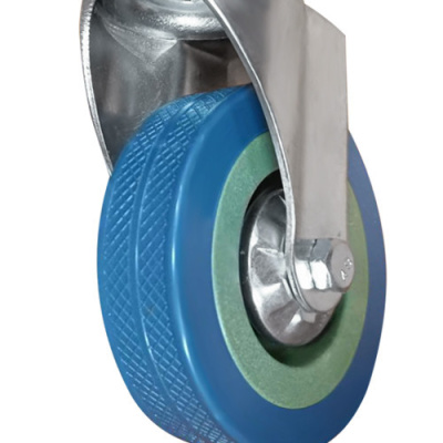 Аппаратная колесная опора с протектором на шинке SCtgb 93 PVC купить в Москве с доставкой по всей России | ProtosMarket.ru