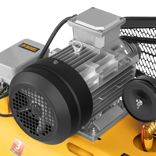 Компрессор воздушный BCW3000-T/100, ременный привод, 3.0 кВт, 100 литров, 520 л/мин Denzel по ценам производителя в Екатеринбурге с доставкой по всей России