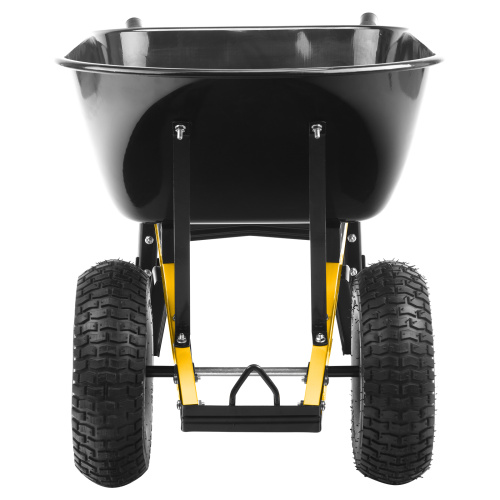 Тачка строительная, усиленная, объем 140 л, 250 кг, двухколесная, колесо 15х6.00-6 Denzel по ценам производителя в Екатеринбурге с доставкой по всей России