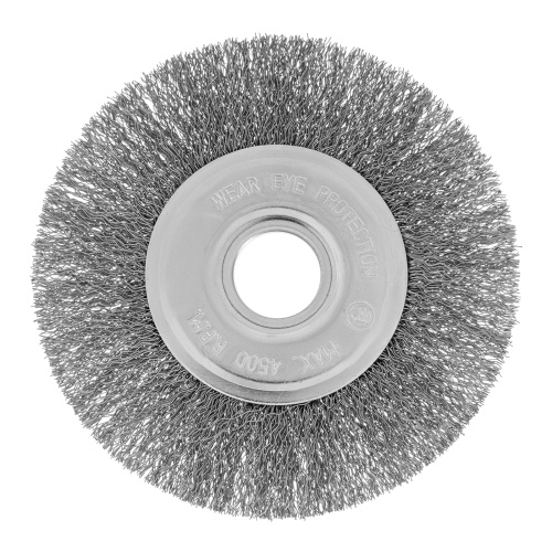 Щетка для УШМ, 125 мм, посадка 22.2 мм, плоская, витая проволока Сибртех по ценам производителя в Екатеринбурге с доставкой по всей России