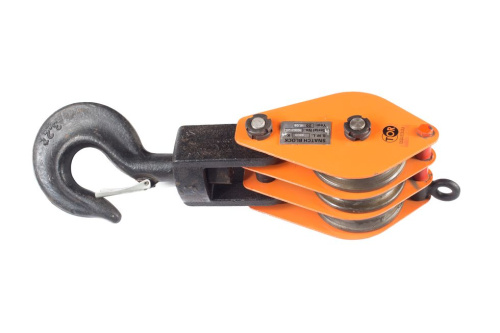 Блок монтажный трехрольный с крюком TOR 3,2 т по ценам производителя в Екатеринбурге с доставкой по всей России