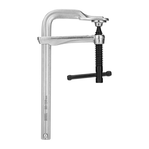 Струбцина F-образная, 80x150мм, кованая Denzel по ценам производителя в Екатеринбурге с доставкой по всей России