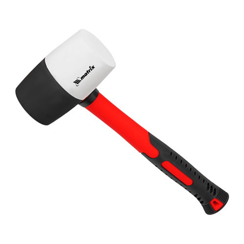 Киянка резиновая, 680 г, черно-белая резина, фибергласовая рукоятка Matrix по ценам производителя в Екатеринбурге с доставкой по всей России
