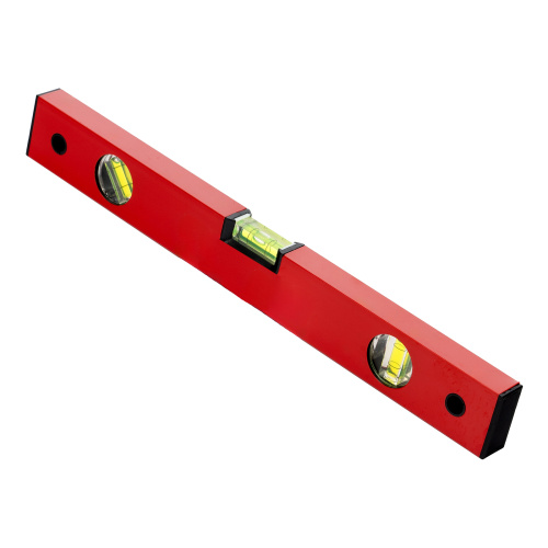 Уровень алюминиевый, 400 мм, 3 глазка, красный, линейка Matrix по ценам производителя в Екатеринбурге с доставкой по всей России