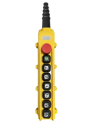 Пульт управления 6 кнопок 2 скорости, стоп, старт, для кран балки, IP55 TNHA1-63S купить в Москве с доставкой по всей России | ProtosMarket.ru