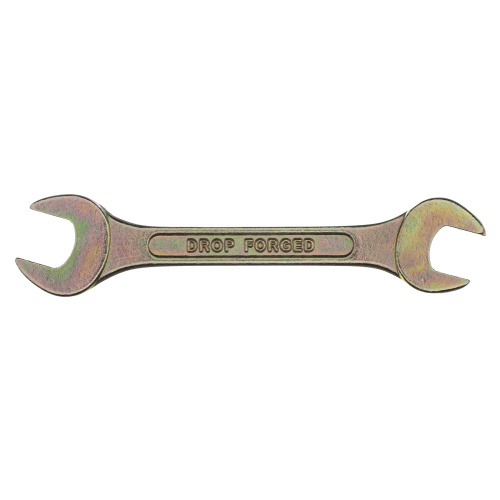 Ключ рожковый, 12 х 13 мм, желтый цинк Сибртех по ценам производителя в Екатеринбурге с доставкой по всей России