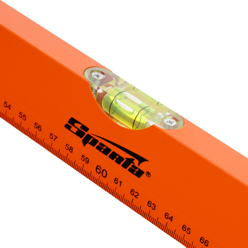 Уровень алюминиевый, 1200 мм, 3 глазка, желтый, линейка Sparta по ценам производителя в Екатеринбурге с доставкой по всей России