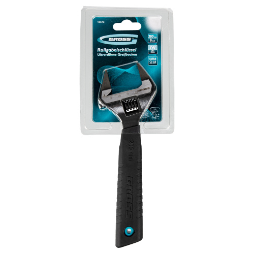 Ключ разводной, 200 мм, CrV, ультратонкие губки Gross по ценам производителя в Екатеринбурге с доставкой по всей России