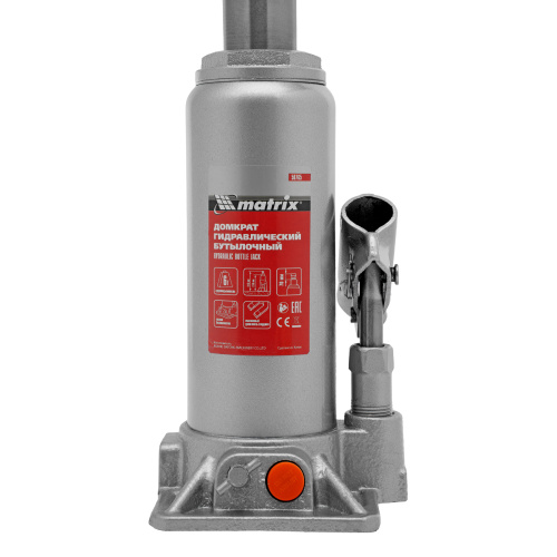 Домкрат гидравлический бутылочный, 6 т, h подъема 216-413 мм Matrix по ценам производителя в Екатеринбурге с доставкой по всей России