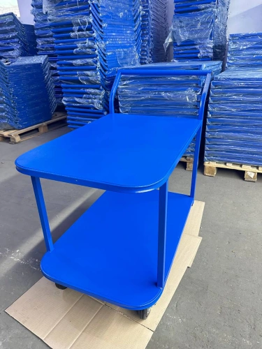 Тележка платформенная TOR ТП-2Я (600х900) 2х-ярусная (125мм) по ценам производителя в Екатеринбурге с доставкой по всей России