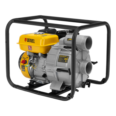 Мотопомпа бензиновая для грязной воды PX-80D7, 7 л.с., 3", 1300 л/мин, глуб 8 м,напор 30 м Denzel по ценам производителя в Екатеринбурге с доставкой по всей России
