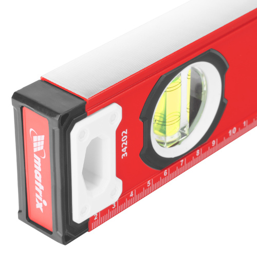 Уровень алюминиевый, фрезерованный, 3 глазка, рукоятки, 800 мм Matrix по ценам производителя в Екатеринбурге с доставкой по всей России