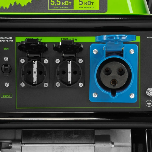 Генератор бензиновый БС-6500, 5.5 кВт, 230В, четырехтактный, 25 л, ручной стартер Сибртех по ценам производителя в Екатеринбурге с доставкой по всей России