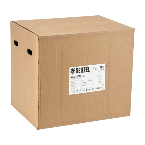 Мотоблок DPT-370X, 7 л.с, дисковое сцепление, ширина 90 см, глубина 35 см, фрез 3 х 4, ВОМ, передачи 3В/1Н Denzel по ценам производителя в Екатеринбурге с доставкой по всей России