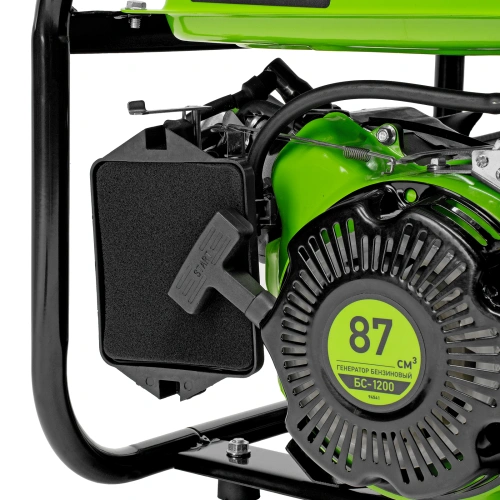 Генератор бензиновый БС-1200, 1 кВт, 230 В, четырехтактный, 5.5 л, ручной стартер Сибртех по ценам производителя в Екатеринбурге с доставкой по всей России