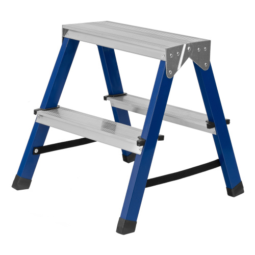 Стремянка двусторонняя 2 ступени, стальная, Сибртех по ценам производителя в Екатеринбурге с доставкой по всей России