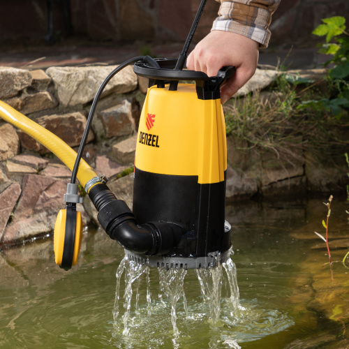 Дренажный насос для чистой и грязной воды DP450S, 450 Вт, напор 6 м, 12000 л/ч Denzel по ценам производителя в Екатеринбурге с доставкой по всей России