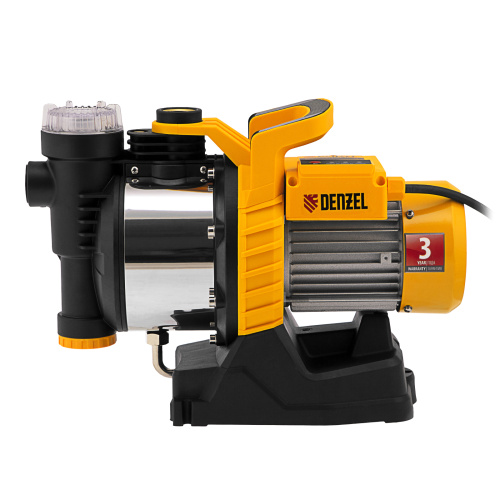 Садовый поверхностный насос GP1100SS, 1100 Вт, 4000 л/ч, подъем 45 м, пластик Denzel по ценам производителя в Екатеринбурге с доставкой по всей России