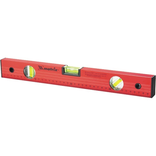 Уровень алюминиевый, 1800 мм, 3 глазка, красный, линейка Matrix по ценам производителя в Екатеринбурге с доставкой по всей России