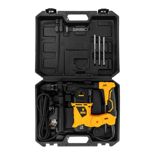 Перфоратор электрический RHV-1250-30, SDS-plus, 1250 Вт, 5 Дж, 3 плюс 1 режим Denzel по ценам производителя в Екатеринбурге с доставкой по всей России