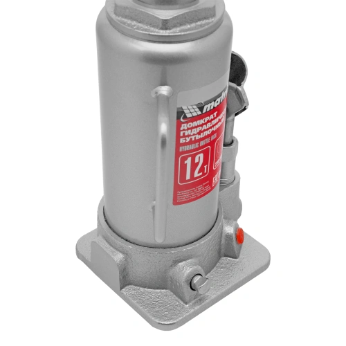 Домкрат гидравлический бутылочный, 12 т, высота подъема 230-465 мм Matrix по ценам производителя в Екатеринбурге с доставкой по всей России
