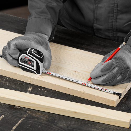 Рулетка Autostop,3 м х 16 мм,двухкомпонентный корпус,автоматическая фиксация,Pro Matrix по ценам производителя в Екатеринбурге с доставкой по всей России