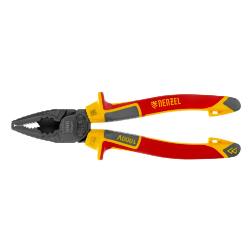 Плоскогубцы комбинированные, диэлектрические трехкомпонентные рукоятки до 1000 В, 180 мм Denzel по ценам производителя в Екатеринбурге с доставкой по всей России