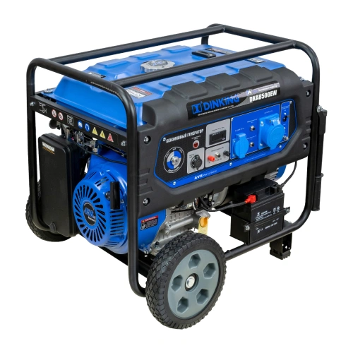 Генератор бензиновый Dinking DKA8500EW (8,5кВт, электростартер, 17лс, колёса, АВР) по ценам производителя в Екатеринбурге с доставкой по всей России