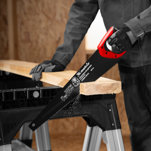 Ножовка по дереву, 500 мм, 7-8 TPI, зуб-3D, каленый зуб, тефлоновое покрытие полотна, двухкомпонентная рукоятка Matrix по ценам производителя в Екатеринбурге с доставкой по всей России