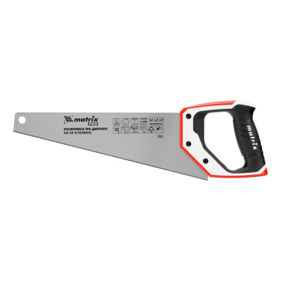 Ножовка по дереву для точных пильных работ, 350 мм, каленый зуб 3D, 14 TPI, трехкомпонентная рукоятка, Pro Matrix по ценам производителя в Екатеринбурге с доставкой по всей России