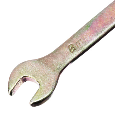 Ключ комбинированный, 8 мм, желтый цинк Сибртех по ценам производителя в Екатеринбурге с доставкой по всей России