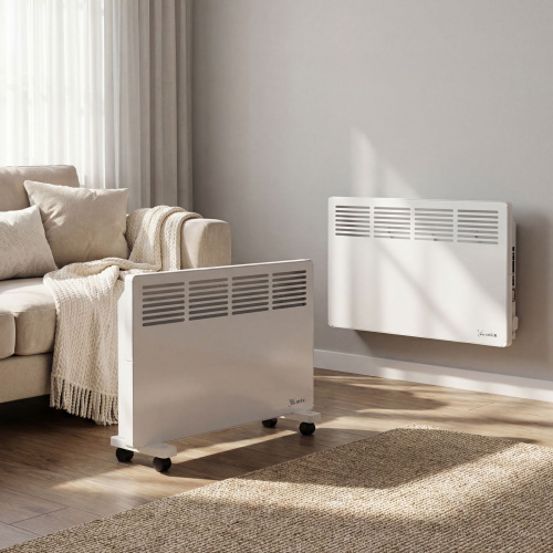 Конвектор электрический КМ-1500.2, 230 В, 1500 Вт, X-образный нагреватель, колеса, термостат MTX по ценам производителя в Екатеринбурге с доставкой по всей России